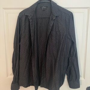 Marc Anthony Black Casual Button Down Shirt